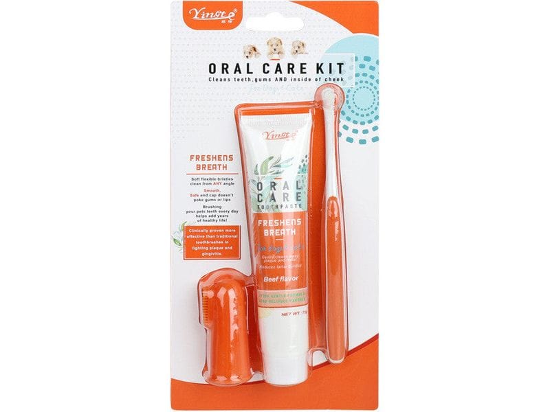 Pet Teeth Cleaning Set Vanilla