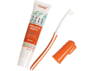 Pet Teeth Cleaning Set Vanilla