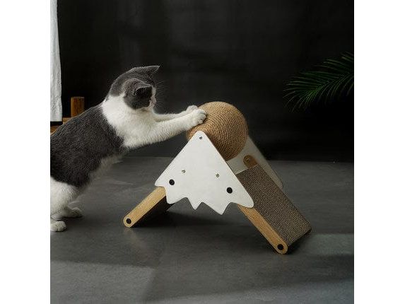 HOOPET Snowy Mountain Corrugated Cat Grab Ball-45*19*32cm
