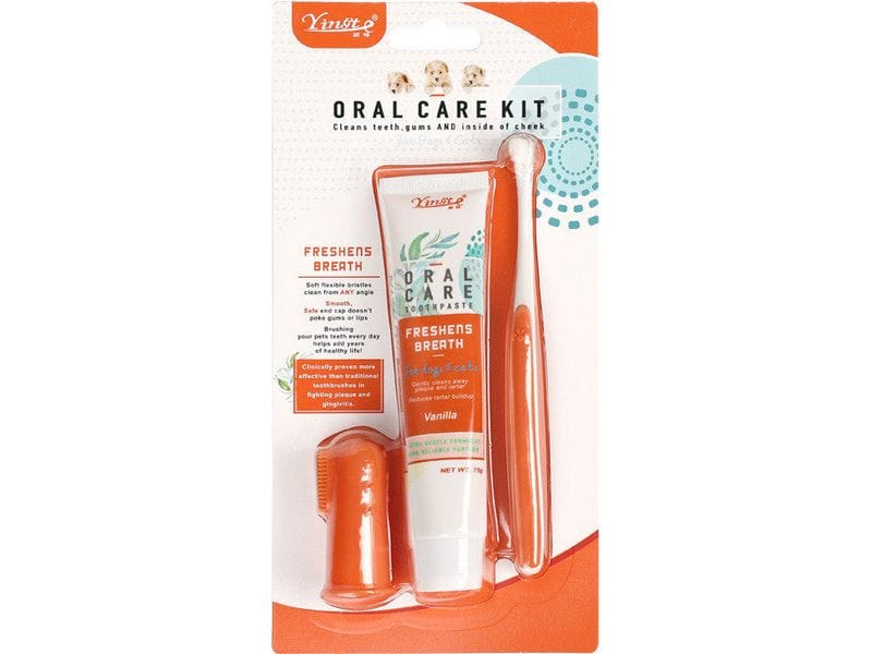 Pet Teeth Cleaning Set Vanilla