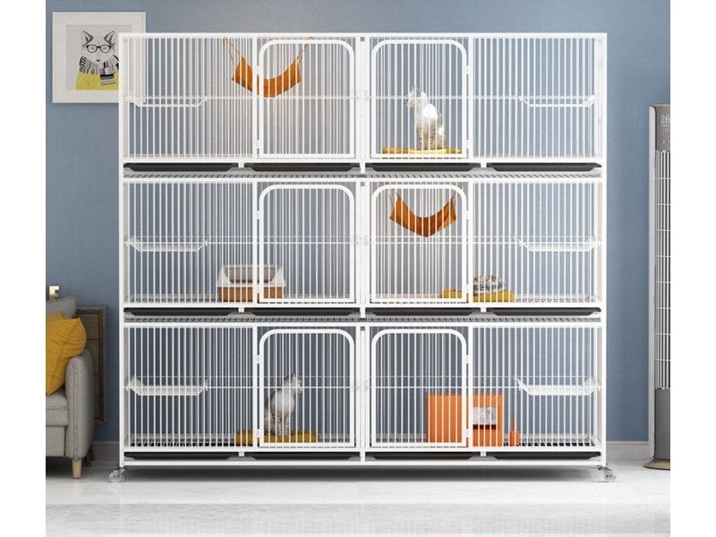 &nbsp;Multi-Level Stackable Pet Cage