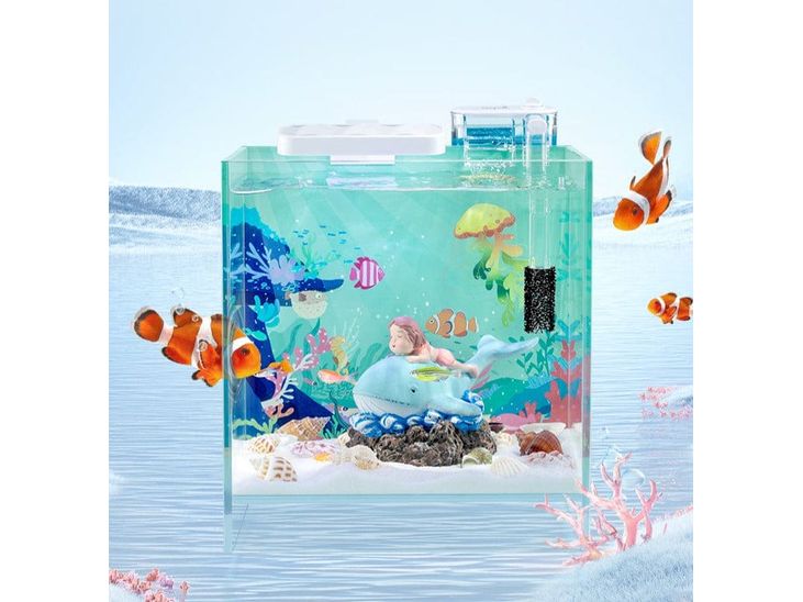 Fantasy Sea Bed Fish Tank Decoration Set 22×18×23cm