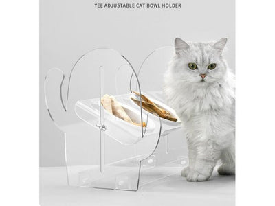 رف أطباق القطط قابل للتعديل من كاكتوس