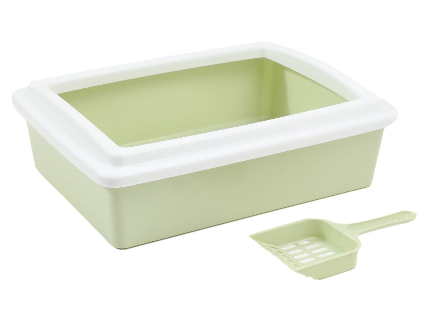 Rectangular box cat litter box