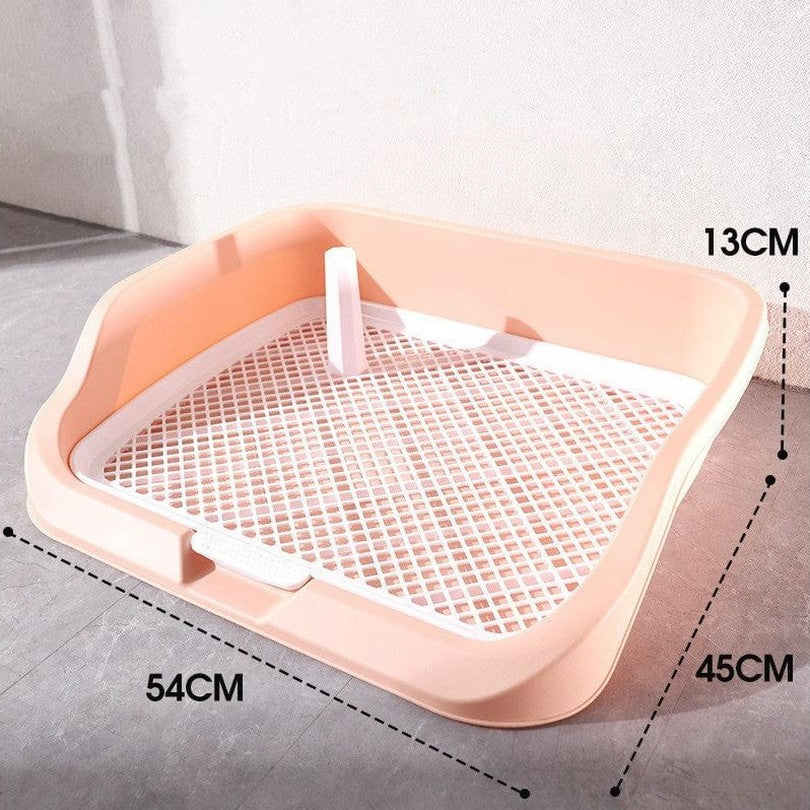 Hoopet Pet Pen Litter Box With Post-54X45X13Cm – Pets Qatar