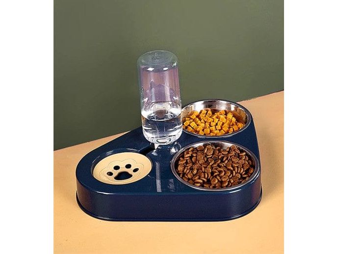 Automatic Refilling Three Bowls Large