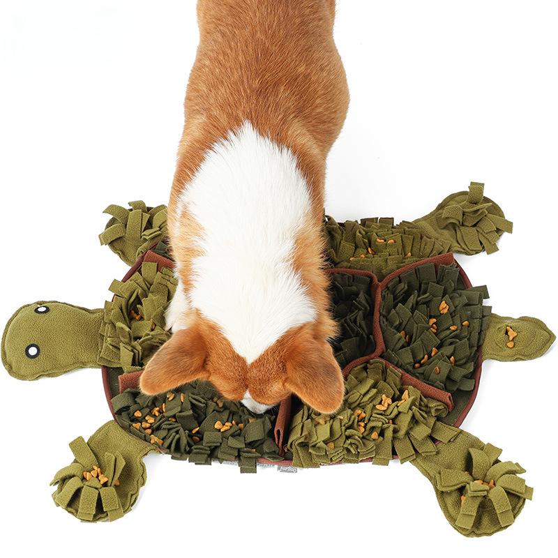 Turtle Pet Pad Dog Sniffing Hidden Food Training Blanket 71×52cm