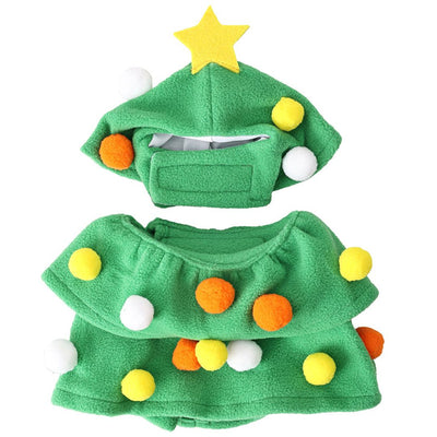 Pets Christmas Clothes Green Suit Party Dress Up 17.5X17X3cm