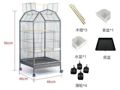 Pet Cage for Small to Medium-Sized Birds