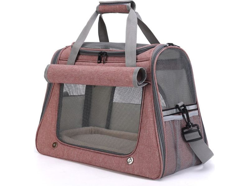 Pet Carrier Dragon Cloth + Rubber Net (45x32x22 cm)