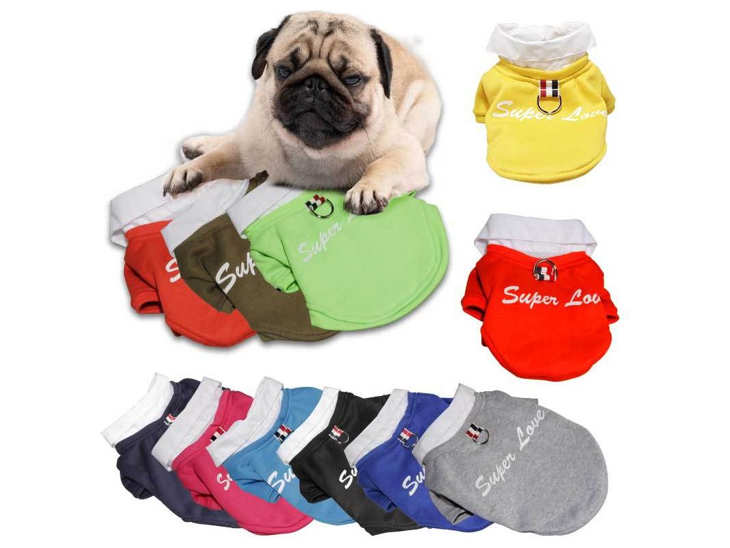 Pet Clothes Orange - Breathable Dog &amp; Cat T-Shirts