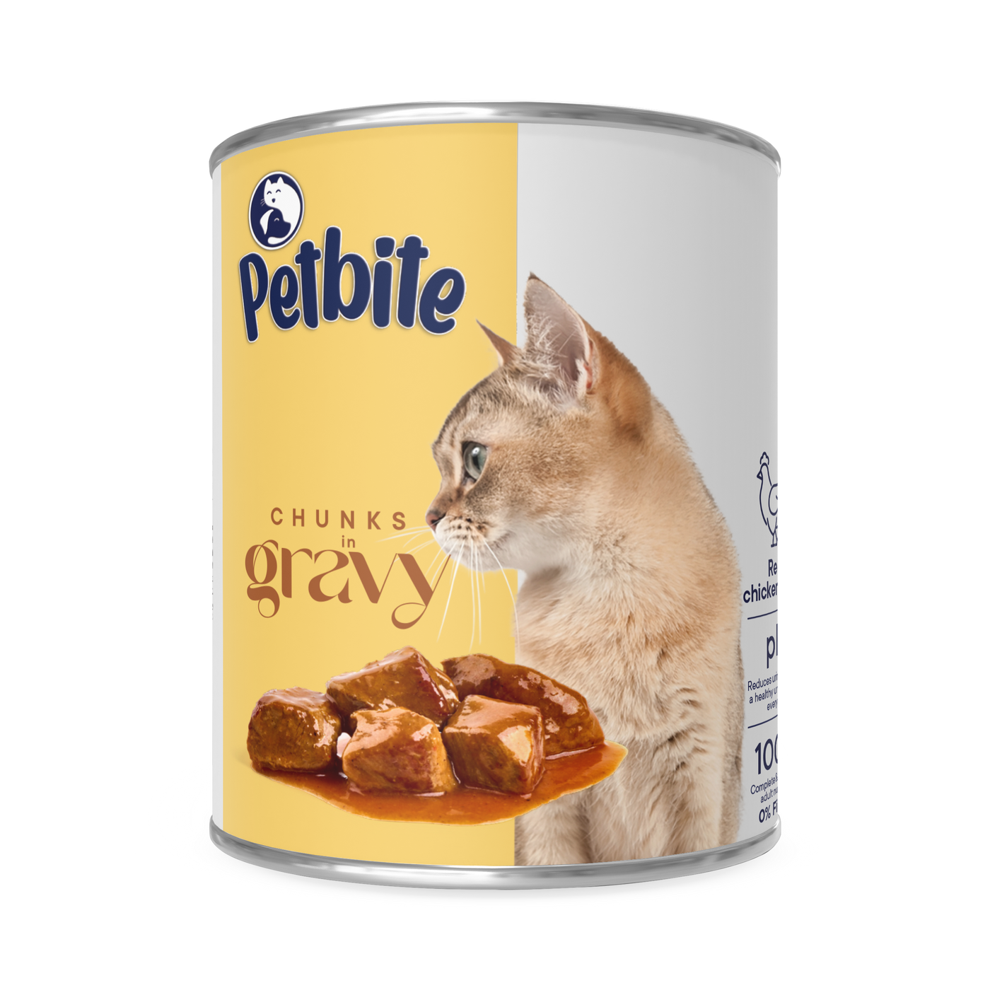 PETBITE ADULT CAT CHICKEN CHUNK IN JELLY 400 GR