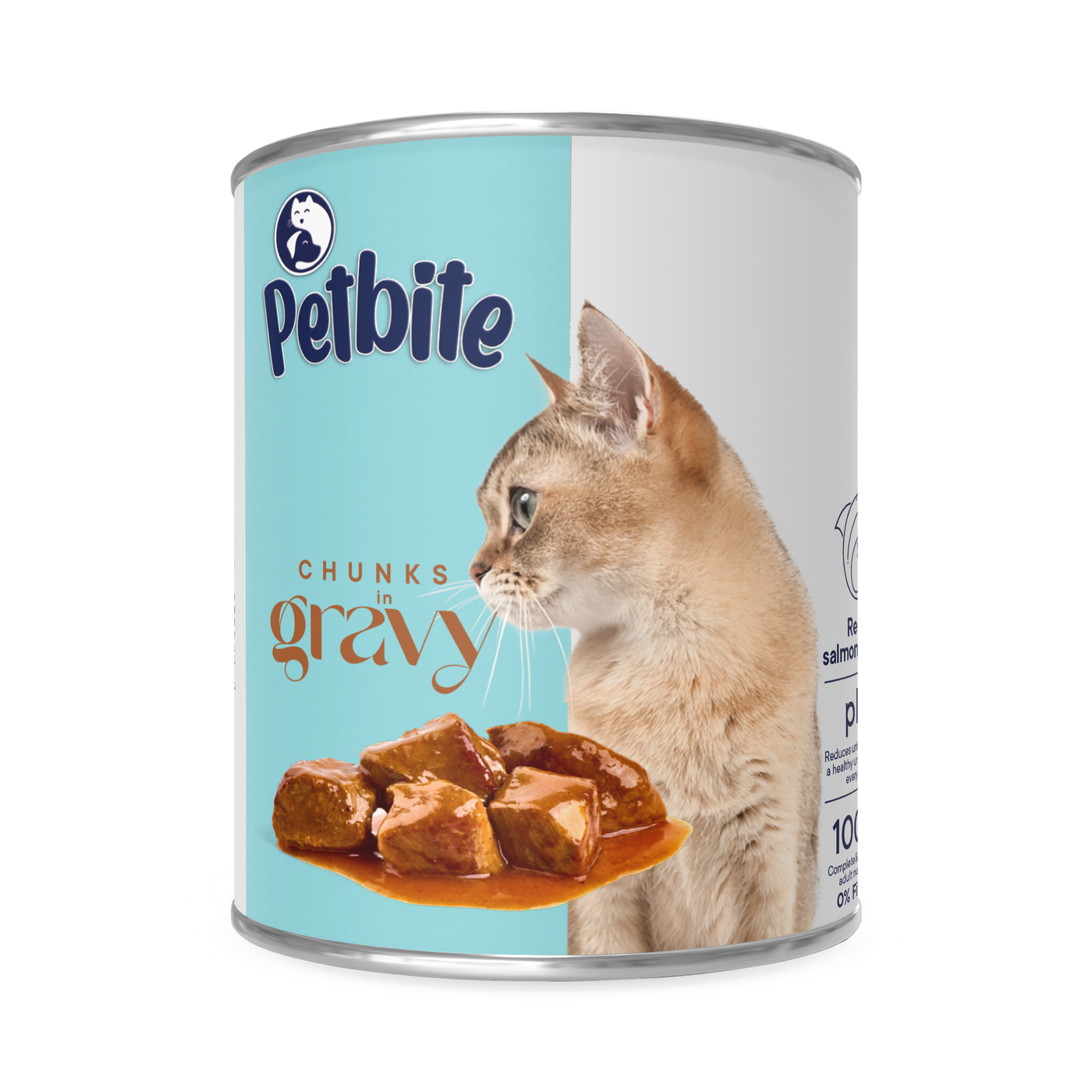 PETBITE ADULT CAT SALMON CHUNK IN GRAVY 400 GR
