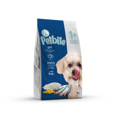 PETBITE ADULT DOG FOOD WITH FISH 15 KG