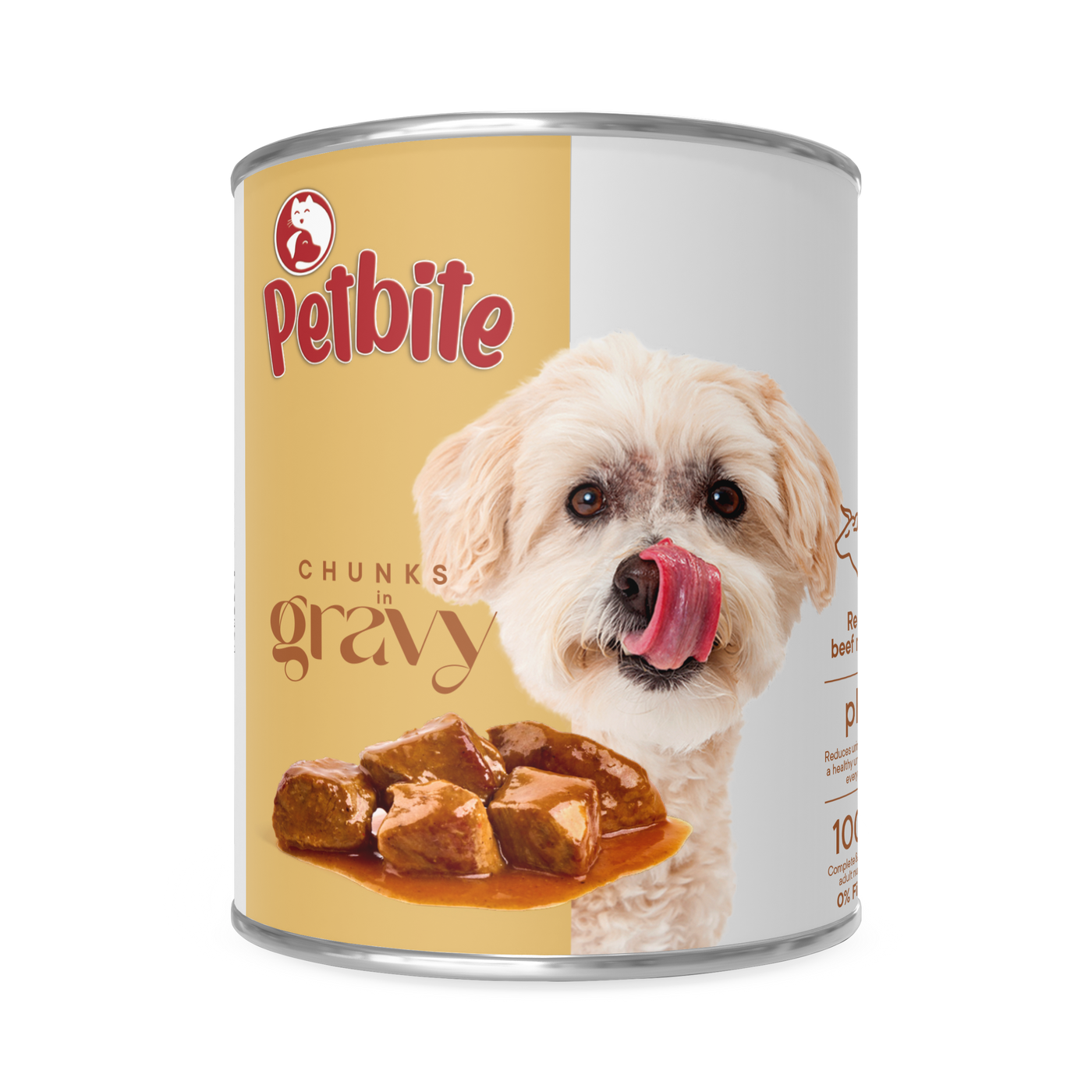 PETBITE ADULT DOG BEEF CHUNK IN GRAVY 400 GR