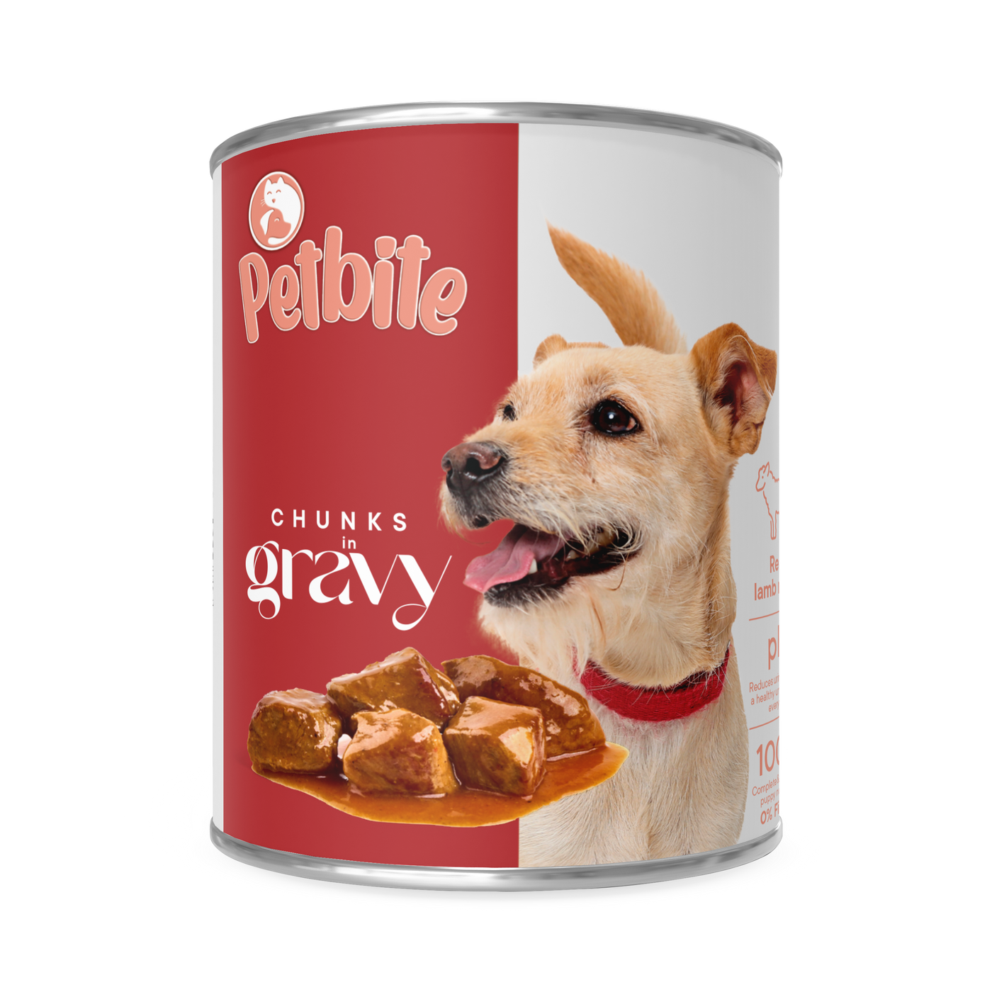 PETBITE Puppy Lamb Chunk in Gravy (400g) – Growth-Supporting Wet Puppy Food