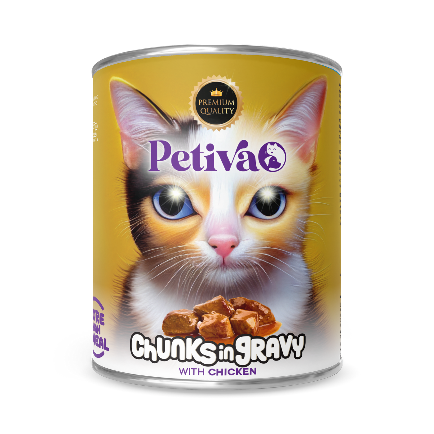 PETIVA ADULT CAT CHICKEN CHUNK IN GRAVY 400 GR