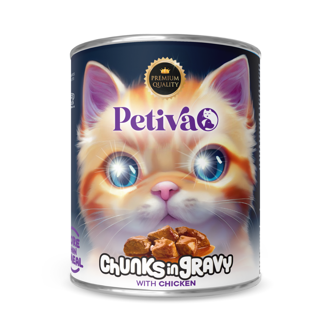 PETIVA KITTEN CHICKEN CHUNK IN GRAVY 400 GR