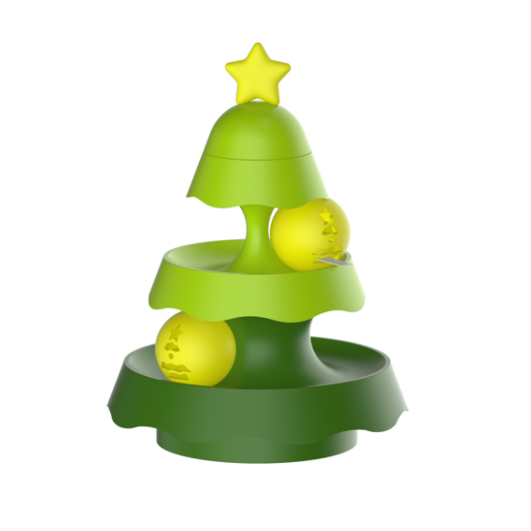 Christmas Tree Turntable Green Three Layers