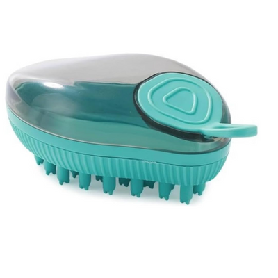 Pets Mango Shaped Bath Brush – Blue