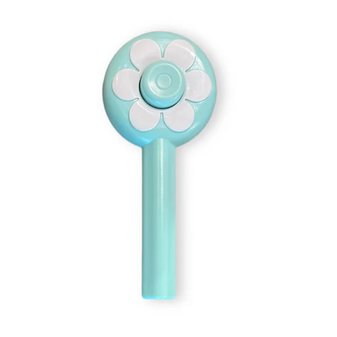 Pets Flower Self-Cleaning Comb Green