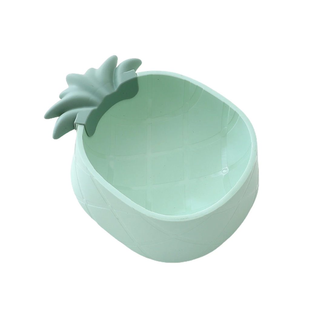 Pineapple Pet Food Bowl- Green