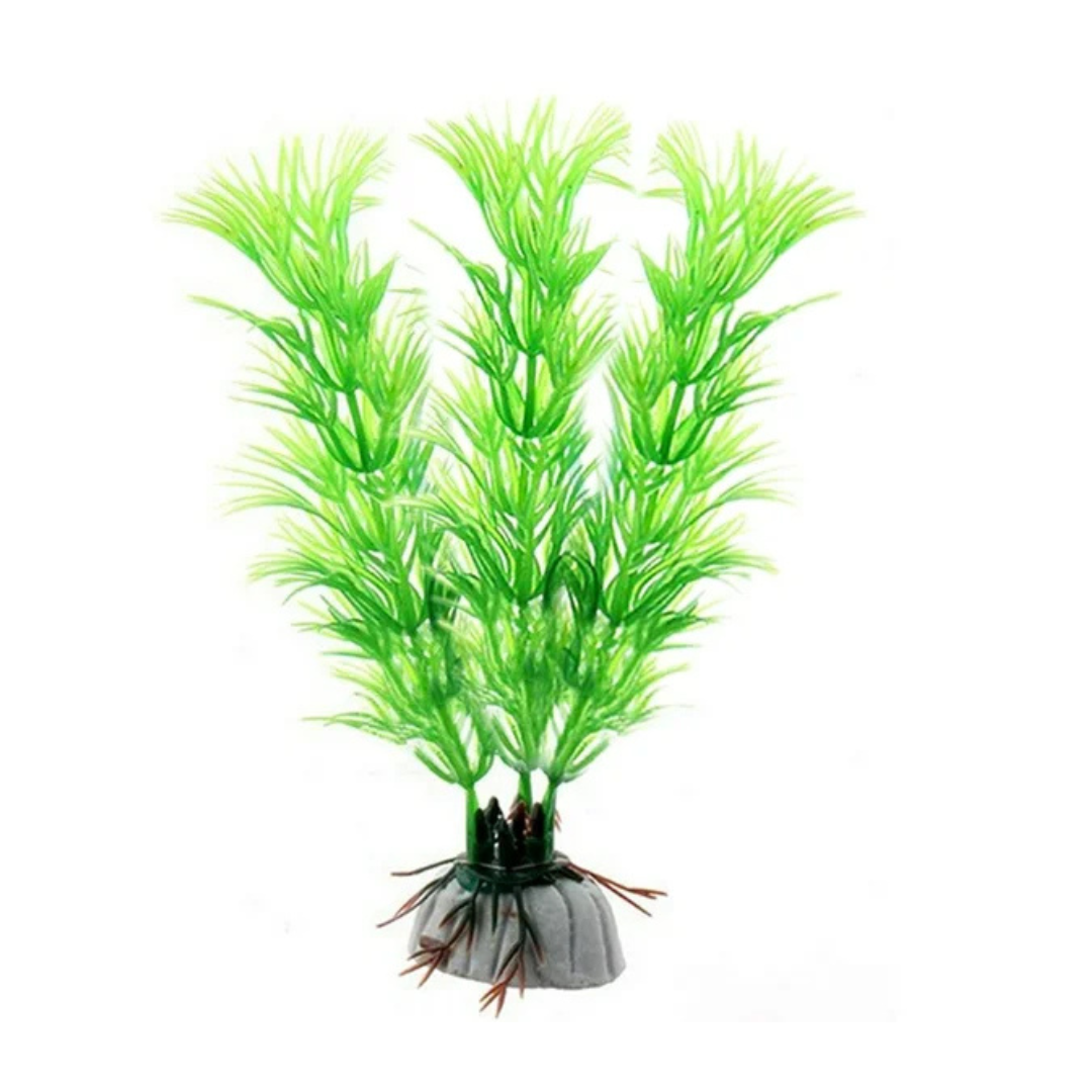 Green Spiky Artificial Aquarium Plant