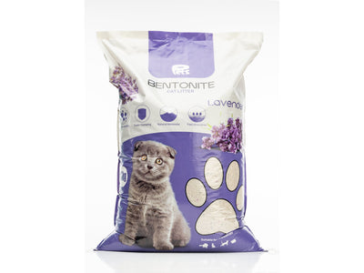 Pets Bentonite Cat Litter with Lavender Scent – 20kg