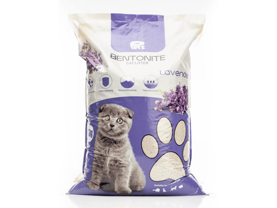 Pets Bentonite Cat Litter with Lavender Scent – 20kg