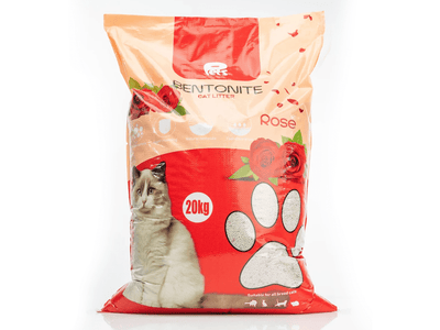 Pets Bentonite Cat Litter with Rose Scent – 20kg