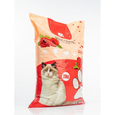 Pets Bentonite Cat Litter with Rose Scent – 20kg