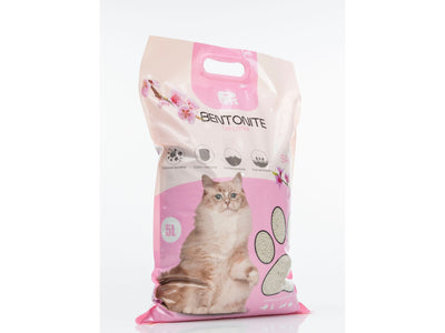Pets Bentonite Cat Litter with Sakura Scent – 5L/4kg back