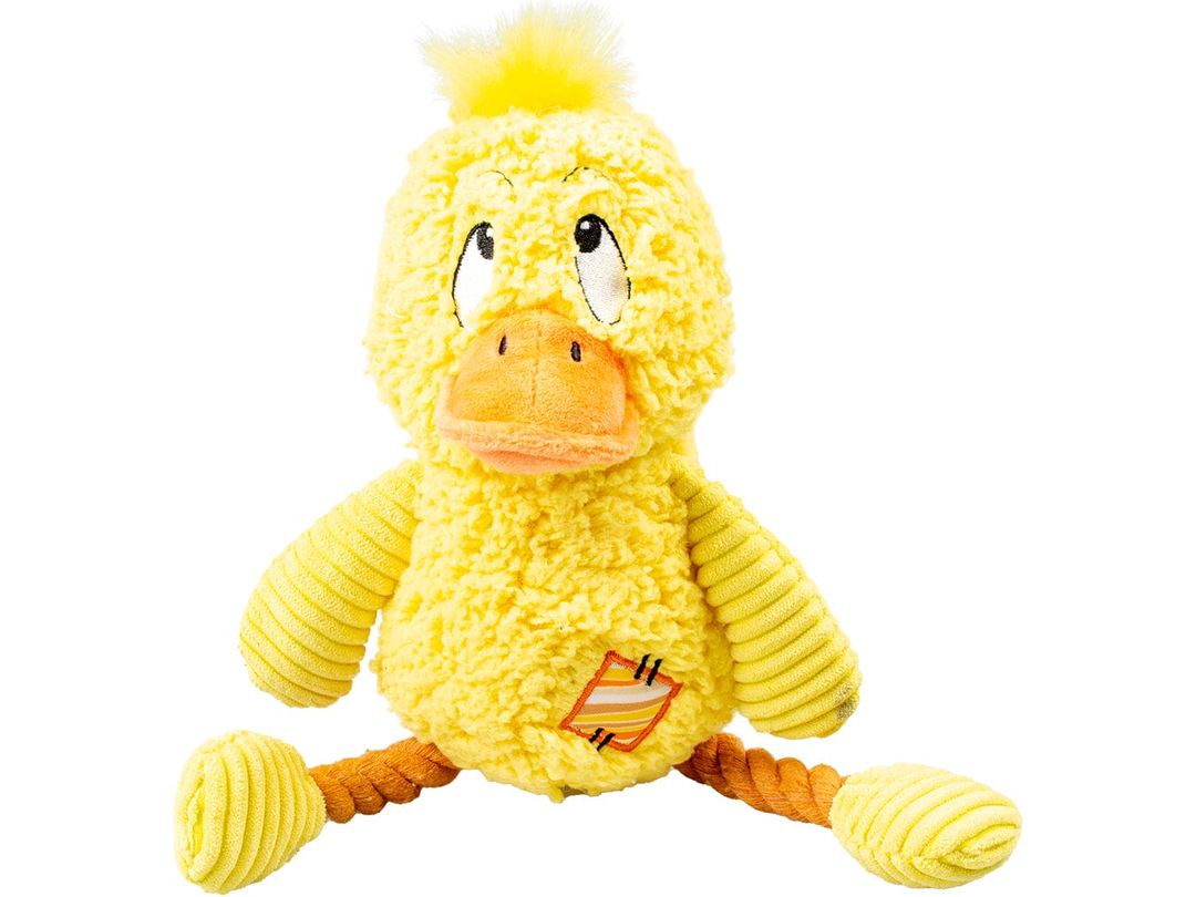 Plush Duck Silly Dog Toy