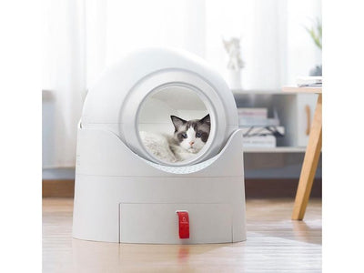 Semi-Automatic Closed Cat Litter Boxes As Photo 57 X 49 X 56cm