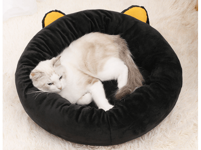 Black Cat Pet Round Nest