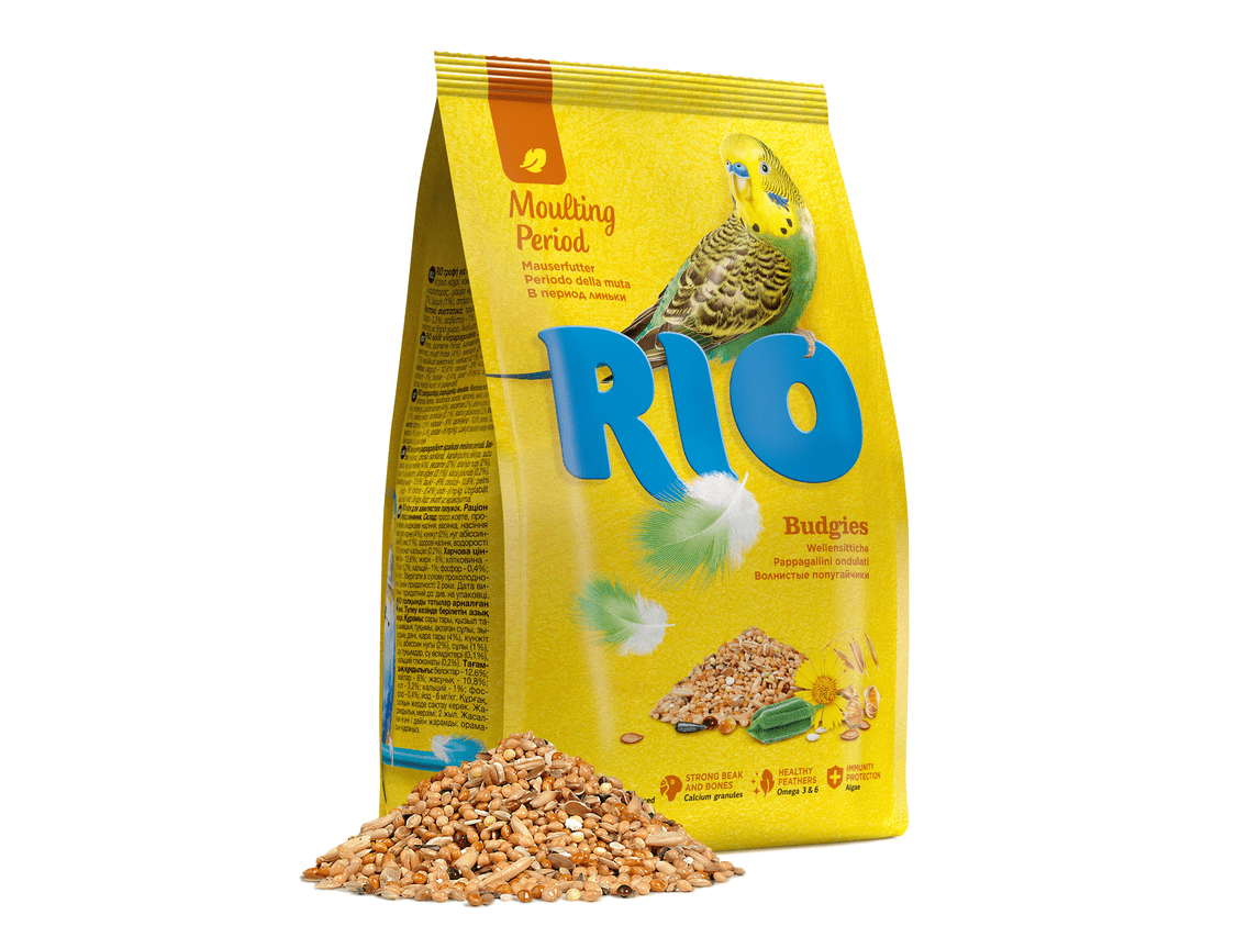 RIO Feed for budgies. Moulting period feed, 1kg