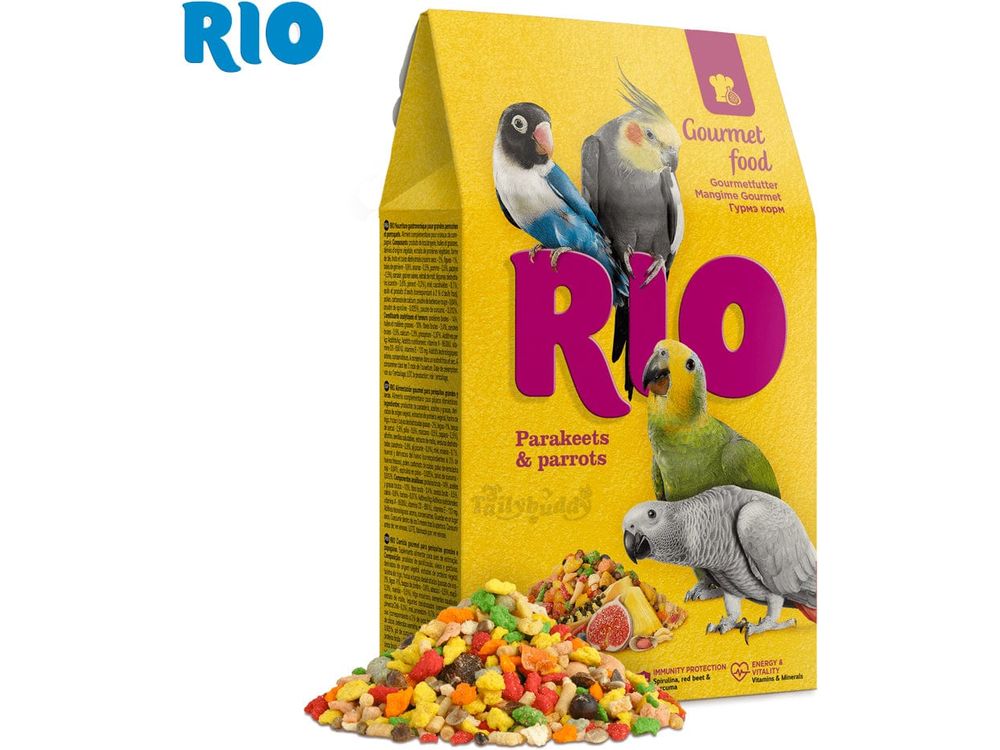 Rio Gourmet Food For Parakeets And Parrots, 250 G