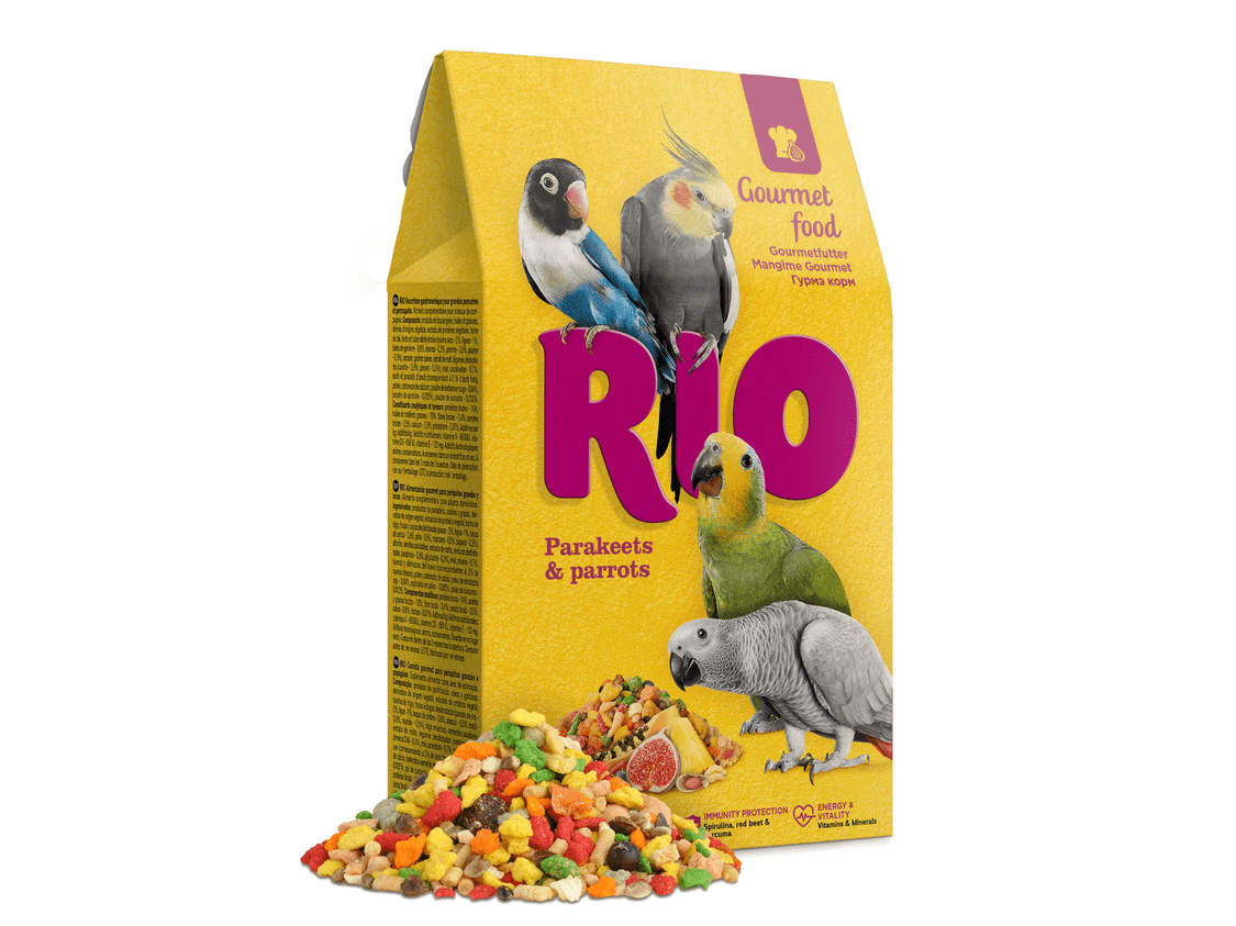 RIO Gourmet Bird Food for Parakeets &amp; Parrots 