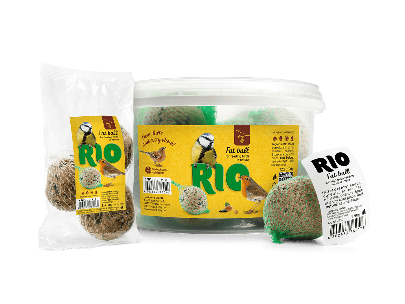 RIO Fat Ball for Wild Birds