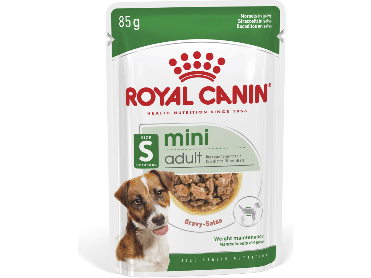 ROYAL CANIN® Mini Adult Dog Food 12x85g (Wet Food - Pouches)