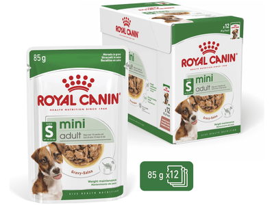 ROYAL CANIN® Mini Adult Dog Food 12x85g (Wet Food - Pouches)