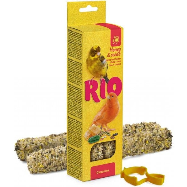 Rio Sticks for Canaries with Honey and Healthy Seeds, 2x40g