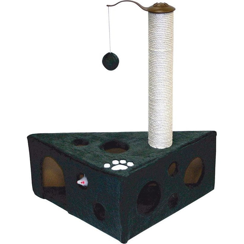 Scratching Post with Chill-Out Area and Felix Toy 46x46x68cm