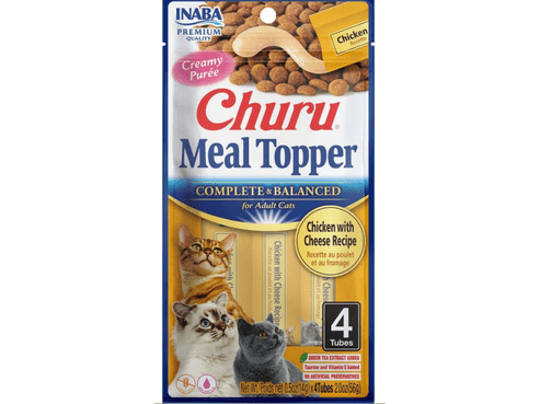 Churu Complete & Balanced for Adult Cats Chicken with Cheese Recipe Front