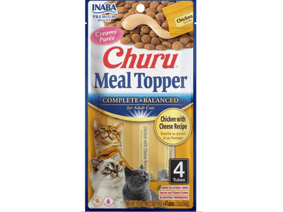 Churu Complete & Balanced for Adult Cats Chicken with Cheese Recipe Front