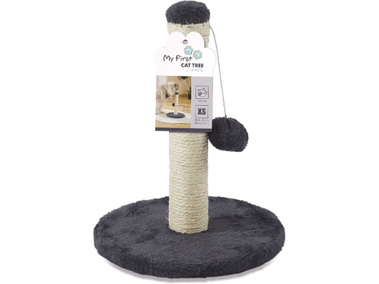 My First Cat Tree Pompom Dark Grey