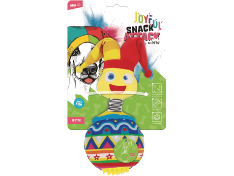 Joyful Snack Attack Dog Toy - Jester