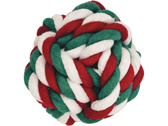 Christmas Cotton Rope Gift Box Dog toys  7 in 1