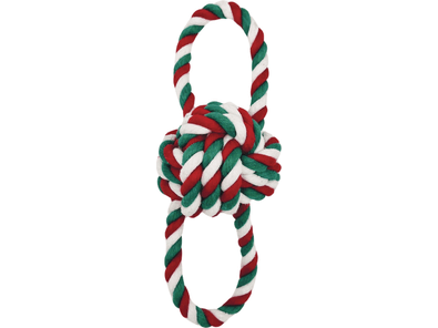 Christmas Cotton Rope Gift Box Dog toys  7 in 1