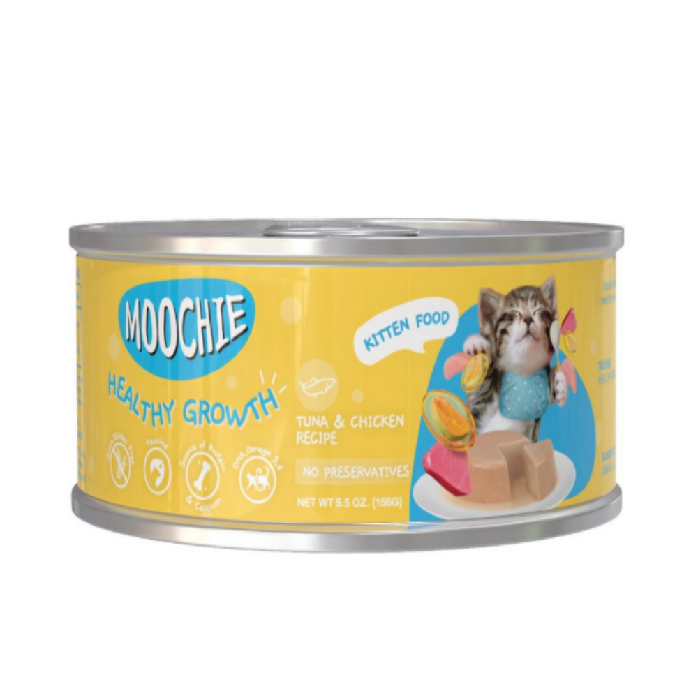 MOOCHIE KITTEN MOUSSE TUNA & CHICKEN RECIPE 156g